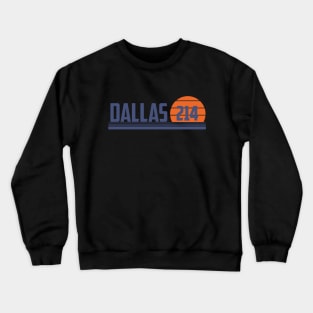 214 Dallas Texas Area Code Crewneck Sweatshirt